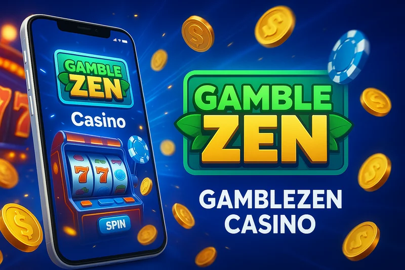 Gamblezen Casino Startseite mit Spielautomaten und Live Casino Spielen
